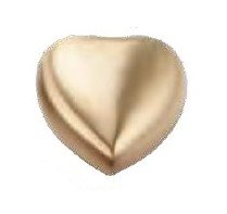 Polished Bronze Heart