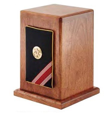 Army Military Panel Urn